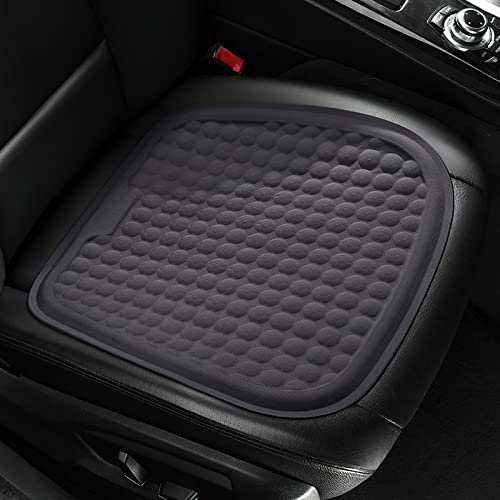 icyant Gel Sitzkissen, rutschfest Auto Sitzkissen Universal Comfort Atmungsaktiv Bürostuhl Sitzkissen für Sitzender Tätigkeit Waschbarer Steißbeinkissen für Auto Bürostuhl Bett Rollstuhl