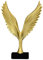 Adler/Engelsflügel Statue Harz Skulptur Figur für Zuhause Gold Vogel