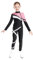 inhzoy Kinder Eiskunstlauf Anzug Mädchen Eiskunstlauf Jacke Und Hose Kompression Leggings Mit Strass Sport Outfit Trainingsanzüge Skating Suit Rosa 122-128