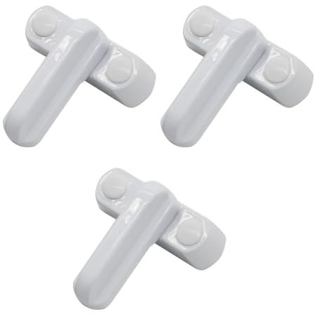 SGERUFZ 3 pièces Serrure de Fenêtre, Alliage de Zinc, Verrou de Porte, Sécurité Domestique, Pour Divers Fenêtre, Maison, protection contre les effractions