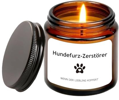 Geschenk für Hundebesitzer Frauen,Kerze Mit Spruch-Hundefurz Löscher Kerze,Lustige Geschenkideen Für Frauen Hundebesitzer Geschenke Kollegin Geburtstagsgeschenk Weihnachten