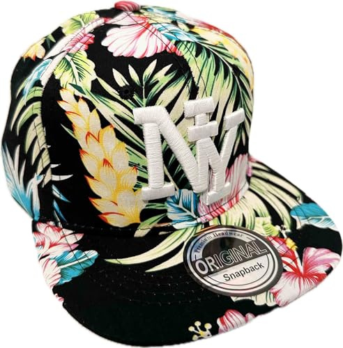 Jeamis Kinder NY Kappe Kids USA Sommer Snapback Baseball Cap Cappy Unisex Trucker Starter Basecap Mütze Hawaii Kult für Junge und Mädchen