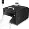 Telbum 1200W Boden Nebelmaschine mit Fernbedienung, Wasserbasierte Nebelmaschine Bodennebelmaschine, DMX 512, Manuelle Steuerung,Timerfunktion, Rauchmaschine für Hochzeit, Party, DJ, Bühne, Halloween