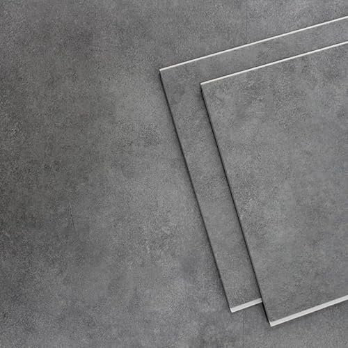 Display Guru Anti Slip, Waterproof, Fireproof 5mm with 2mm IXPE LVT SPC Vinyl Flooring Floor Planks Home Office Kitchen Bedroom Bathroom and Restaurants (Mayan Grey)