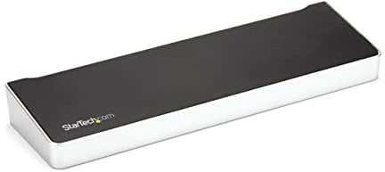 StarTech.com 4K USB-C Dock, Dreifach UHD 4K Monitor Dockingstation, Mac & Windows, HDMI/DisplayPort, 60W Power Delivery