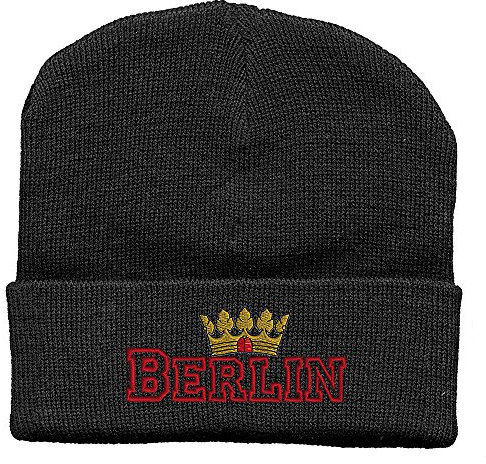 Hip-Hop Mütze Berlin Krone 51275 schwarz