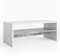 Vicco Couchtisch, Couchtisch mit der Ablage, Beton/Weiß, 99.6 x 39.8 cm