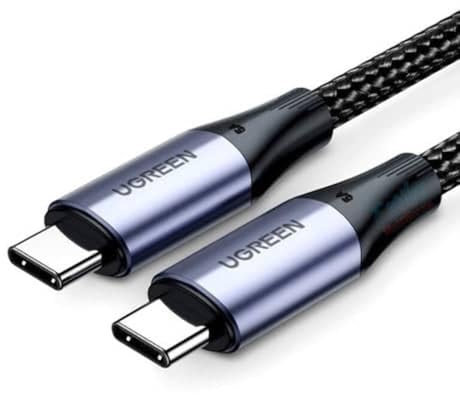 UGREEN US355 USB-C to USB-C 3.1 Gen.2, PD, 5A, 100W, 4K, 10Gbps, 1m (Black)