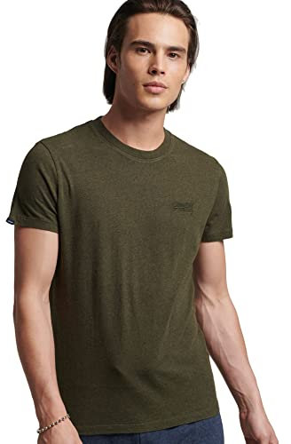 Superdry Men's Vintage Logo Emb Tee T-Shirt, Winter Khaki Grit, XXL