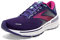 Brooks Adrenaline Gts 22, Scarpe da corsa Donna, Blu (Navy Yucca Rosa), 38 EU Stretta