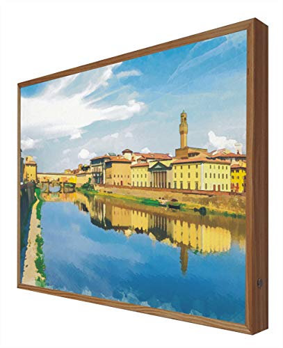 Vintage-Schild, beleuchtet, mit LED-Licht, Ponte Vecchio Venedig