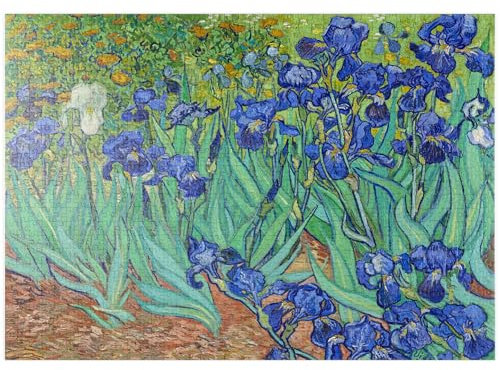 MyPuzzle Irises (1889) by Vincent Van Gogh - Premium 1000 Teile Puzzle - MyPuzzle Sonderkollektion von Æpyornis