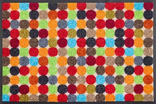 wash+dry Fußmatte Mikado Dots 40x60cm, innen und außen, waschbar