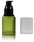 ericotry 1PCS 60ml/2oz Green Empty Glass Pump Lotion Bottle Cosmetic Container Essence Emulsion Sample Dispenser with Black Pump Head and Anti-Dust Cap