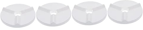 EXCEART 4pcs Kiln mat Refractory kiln Support kiln Supporter Large Microwave kiln Pottery kiln Cones Furniture Salve Durable Pottery Tools Support feet White Aluminum Oxide Ceramics