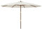 vidaXL Ombrellone da Giardino con Palo in Legno Sabbia 400x273 cm