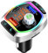 FM Bluetooth Transmitter Car, Wireless Bluetooth FM Radio Adapter with QC+ PD3.0 USB C Fast Charger, Voice Assistant,Hands-Free Calling, Support TF Card and USB Flash Drive