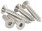 SYDARSYN Innensechskant Senkkopf Blechschrauben 304 Edelstahl Flachkopf Holzschrauben M3x16mm (100 Stück)
