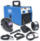 VECTOR WELDING - Saldatrice a filo di riempimento, 130 A, per principianti, saldatrice IGBT Interver con casco per saldatura, funzione di saldatura a elettrodo