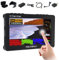FEELWORLD F6 Pro 5,5 pollici 1600 Nits Monitor di campo per telecamera,Monitor 4K HDMI 1920x1080 IPS Touchscreen per fotocamera DSLR con kit di alimentazione F970 Batteria da 2800 mAh Paraluce 3DLUT