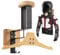 MIDINGCHAI Porta Casco Moto da Parete, Appendi Casco Moto da Parete, Moto Accessori Utili, Struttura di Ancoraggio a Parete per Motociclette, Calcio, Sci e Tattico (Stile B)