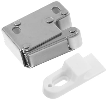 GALPADA Schubladengriff Push To Open Mechanismus für Schranktüren Selbstschließend mit Robustem Metallrad für Kleiderschränke und Küchenschränke Leise und Langlebig