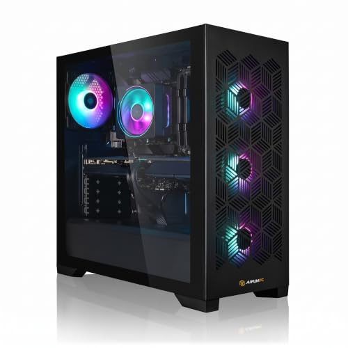 Aurum Gaming PC Ryzen 5 5500 • GeForce RTX3050 6GB • 16GB DDR4 • 500GB M.2 SSD • Windows 11 • Luftkühlung • WLAN • Gamer PC Computer Gaming Rechner