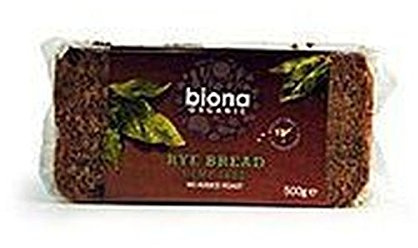 Biona Org Wholemeal Rye Hemp Bread 500g x 12 (Pack of 12)