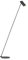 LUCIDE HESTER - Stehlampe Mit Leselampe - 1xGU10 - Anthrazit