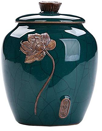 Jingyun Céramique Japonaise Boîte De Thé Traditionnelle Caddy À Thé Maison Ornement E02