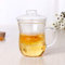 Cabilock 1pezzi Tazza Da Tè Trasparente Con Coperchio e Manico Per Infusione e Separazione Del Tè Perfetta Per Ufficio e Viaggi