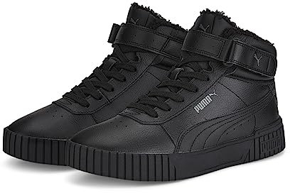 PUMA Damen Carina 2.0 Mid WTR Sneaker, Schwarz (Puma Black Puma Black Dark Shadow), 38 EU