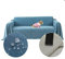 PEXXSUII Sofaüberwürfe Abdeckung wasserdichte Sofadecke, rutschfest, Langlebig, Vollständig, Sofakissen, Stoff, Möbel, Couchschutz für Haustiere Haare Kinder Floppers Hund Katze Kratzer 380 x 180cm