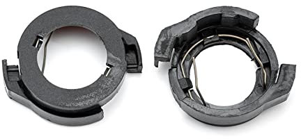 2 Stück H7 LED Scheinwerfer Lampe Retainer Adapter Sockel Halter H7 HID Birne Cap Base Bracket Befestigungsclips Kompatibel mit Renault Megane IV, Fo.rd K/uga II, V/W P/assat B6 Eos