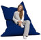 Bruni Riesen-Sitzsack Caree in Königsblau – rechteckiger XXL-Sitzsack mit 140x180 cm und 400 l Füllung, Bean-Bag mit Innenhülle, Liegesack, Abnehmbarer Bezug, Indoor und Outdoor, aus Deutschland