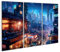 islandburner Bild auf Leinwand Konzept Lovely Anime Cyberpunk Stadt Digitales Gemälde Nacht Bilder Wandbilder Poster