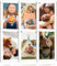 Acryl Magnetische Bilderrahmen für 3 Zoll Fotos - 6 Stück Doppelseitige Magnetische Fotorahmen Kühlschrank Polaroid Magnetische Fotorahmen für Fujifilm Instax Mini 12 11 40 Evo, Polaroid Instant Foto