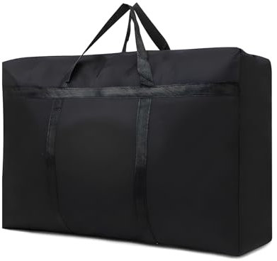 LURVOUS Bolsas de almacenamiento grandes de 100 L con cremalleras, bolsas de mudanza, bolsas de embalaje, bolsa de almacenamiento debajo de la cama, bolsas de almacenamiento impermeables para
