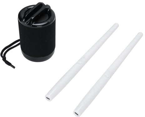 Kit de Baquetas de Aire Virtual, Juego de Batería de Aire Eléctrica, Kit de Batería Somatosensorial AR Virtual Portátil con Altavoz de Pedal, Tambor Invisible para Adultos