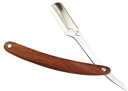 MERRYHAPY 2stücke Rasierapparat Aus Metall Handrasierer Für Männer Herrenrasierer Rasierhobel Stahl Vintage Haar Shaper Barber Razor Geeignet Für Bart Koteletten Kurze Haare