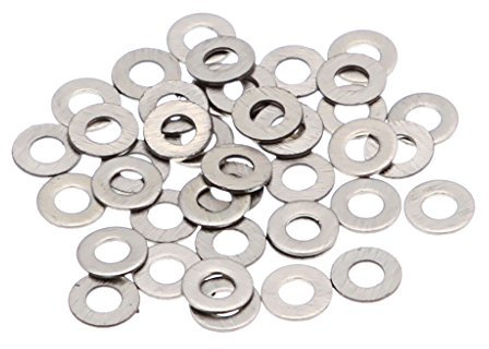 gazechimp 100pcs Rondelle Plate Inox M1.6/M3/M4/M6/M8/M10/M12/M14/ Pr Ecrou Vis Boulon - M6