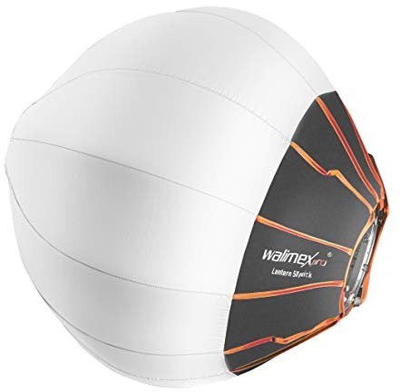 Walimex pro 360° Ambient Light Boîte à lumière 50 cm – Boule diffuseur, boîte à lumière, modeleur de lumière, diamètre 50 cm, Pliable, Speedring, Flash Speedlite, Flash de Studio, omnidirectionnel.