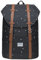 KAUKKO Rucksack Damen Herren Schön und Praktisch Daypack mit Laptopfach für 14 Notebook für Ausflüge, Uni, Schule, 17L,Schwarz