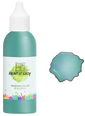 PAINT IT EASY Window-Color-Farben/Fenstermalfarben, 250ml, Blaugrün