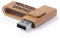 Planetacase - Memoria USB Personalizada de Madera - 16 GB - con Nombre o Texto - Mecanismo Giratorio - Regalo Original - Frase Personalizable