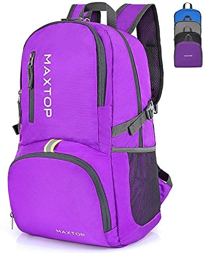MAXTOP 50L/40L Backpack Ultra Lightweight Packable Foldable Rucksack Water Resistent For Men Women Kids Outdoor Camping Hiking Travel Daypack Handy Durable Gifts For Men Women
