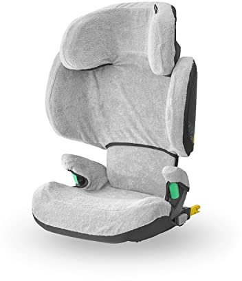 Maxi-Cosi Morion Fodera Seggiolino Auto, Rivestimento Copriseggiolino in Cotone Traspirante ed Assorbente, Mantiene Intatto e Pulito il Seggiolino Auto, Grigio Chiaro
