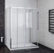 Acezanble Duschabtrennung 140x90x90cm U-Kabine U-FORM Duschkabine Dusche 5mm glas Duschtür H190cm