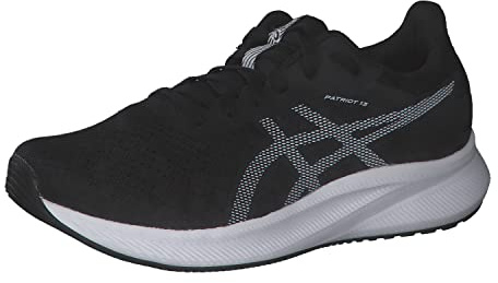 ASICS Damen Patriot 13 Laufschuhe Neutralschuh Black/White - Schwarz 39,5