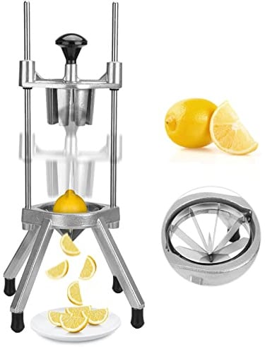 POWLAB Commercial Lemon Cutter, 8-Wedge Citrus Wedger, Lemon Wedger Machine